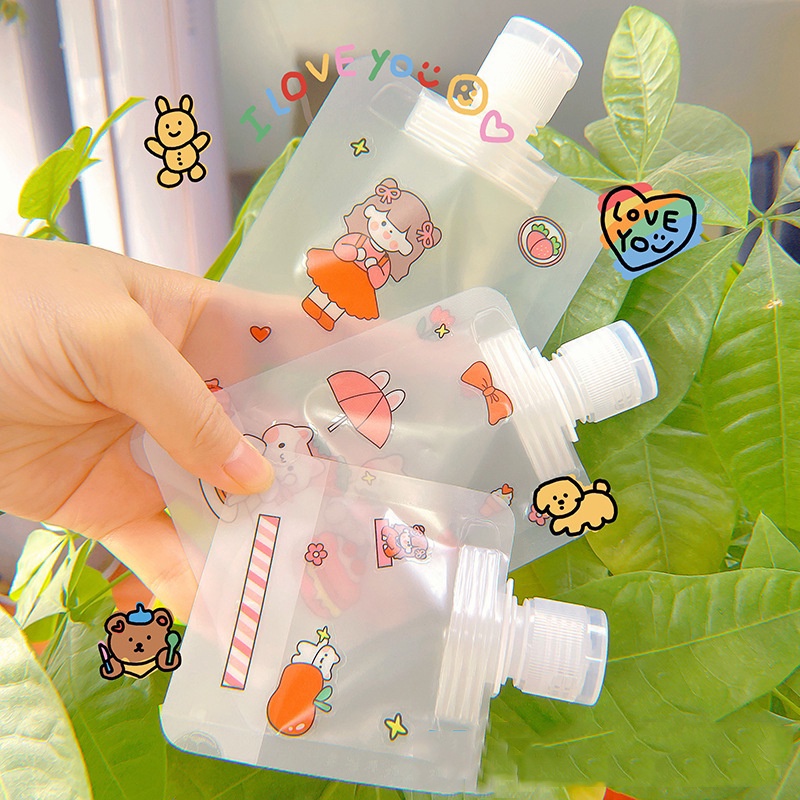 Túi chiết mỹ phẩm dung tích 30ml/ 50ml/ 100ml tiện dụng mang đi du lịch