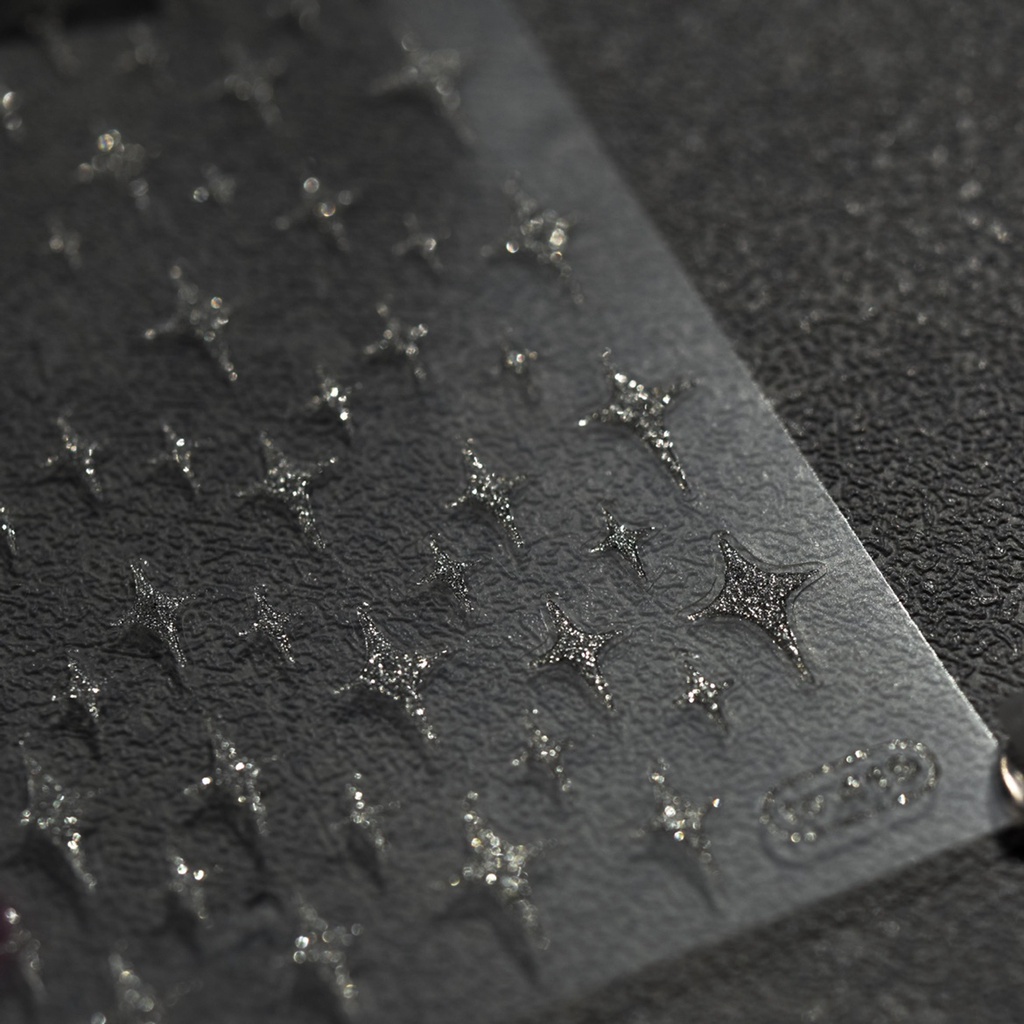 Sticker Nails 3D | Nhũ Lung Linh Flash Phát Sáng