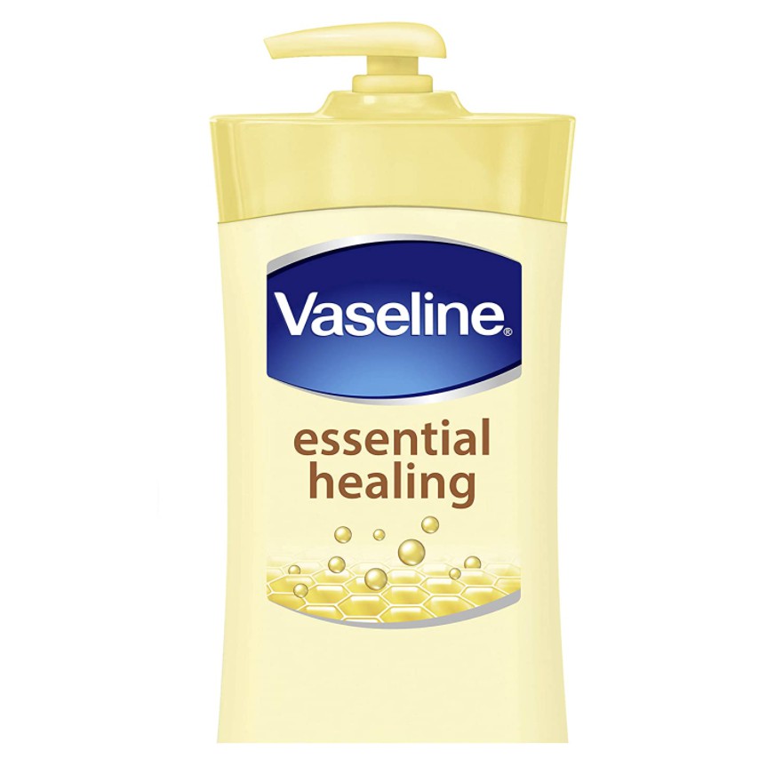 Dưỡng Thể Giữ Ẩm Da Vaseline Intensive Care Essential Healing Lotion 600ml (Mỹ)