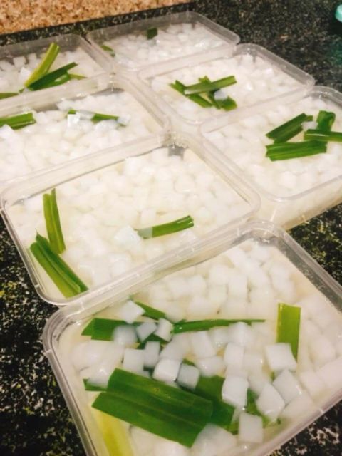 Gói 500gram Thạch dừa loại 15Ly ép thô  tặng hương thơm