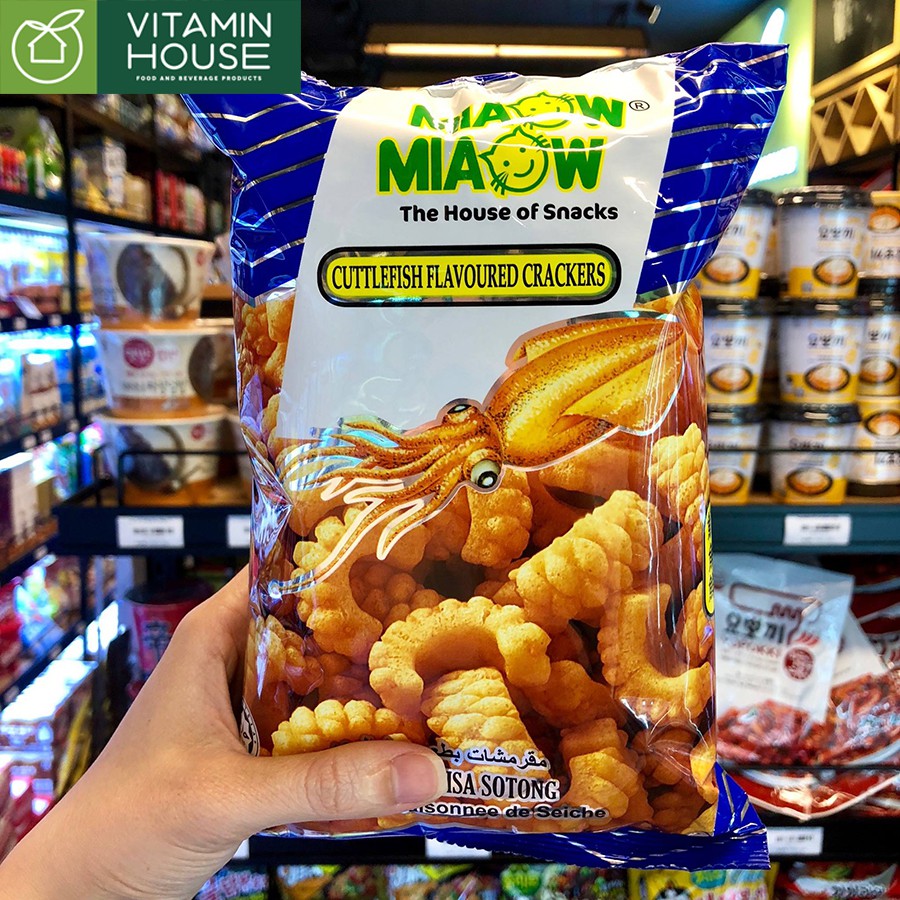 Snack Mực Malaysia Miaow Miaow [VITAMIN HOUSE] -07491