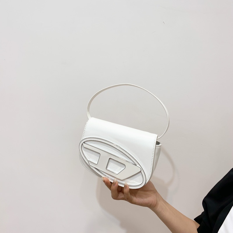 Túi Đeo Vai Nắp Gập Chống Bụi Màu Trơn Phong Cách Mới 1DR