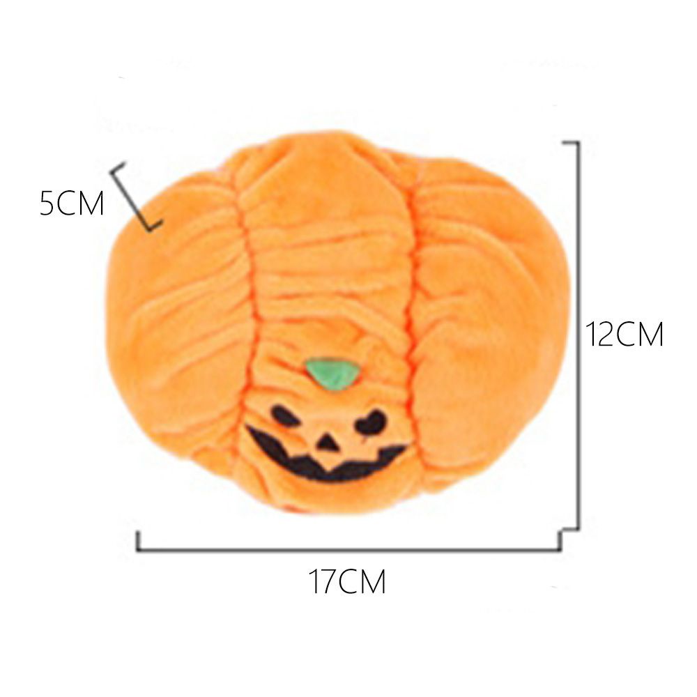 Nón Hình Bí Ngô Dễ Thương Cho Thú Cưng Hóa Trang Halloween