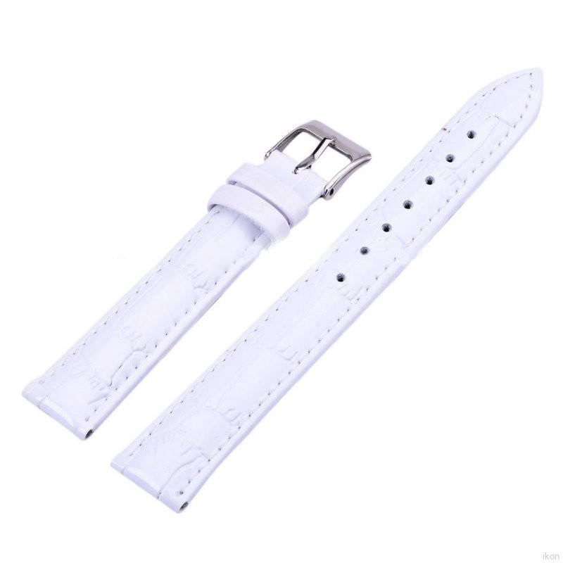 Dây da đeo đồng hồ màu đen/nâu chất lượng