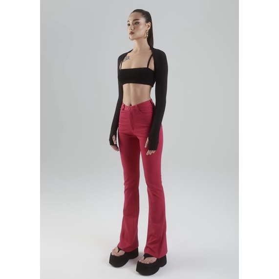 AYSERKRIS | Quần Dáng Loe Hồng