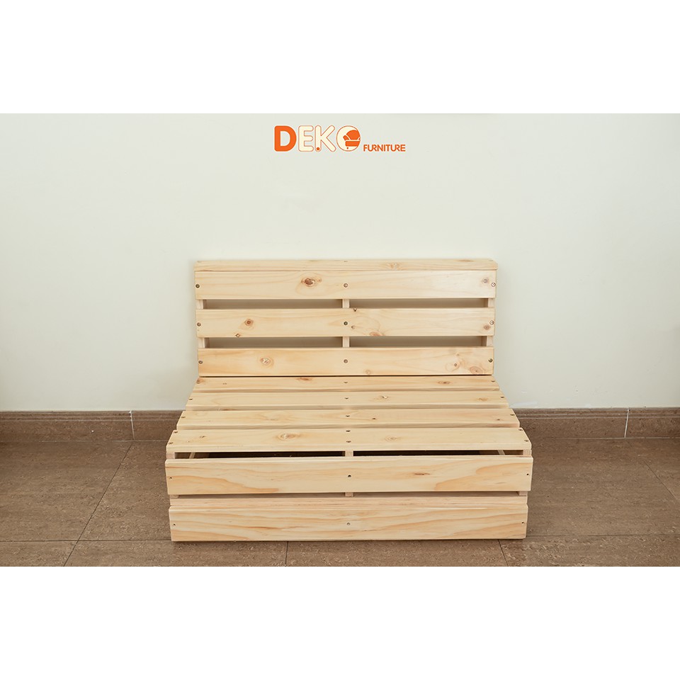 Ghế sofa DEKO pallet gỗ lắp ráp