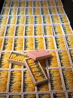 Túi đựng bánh dứa vàng ( 100 chiếc)
