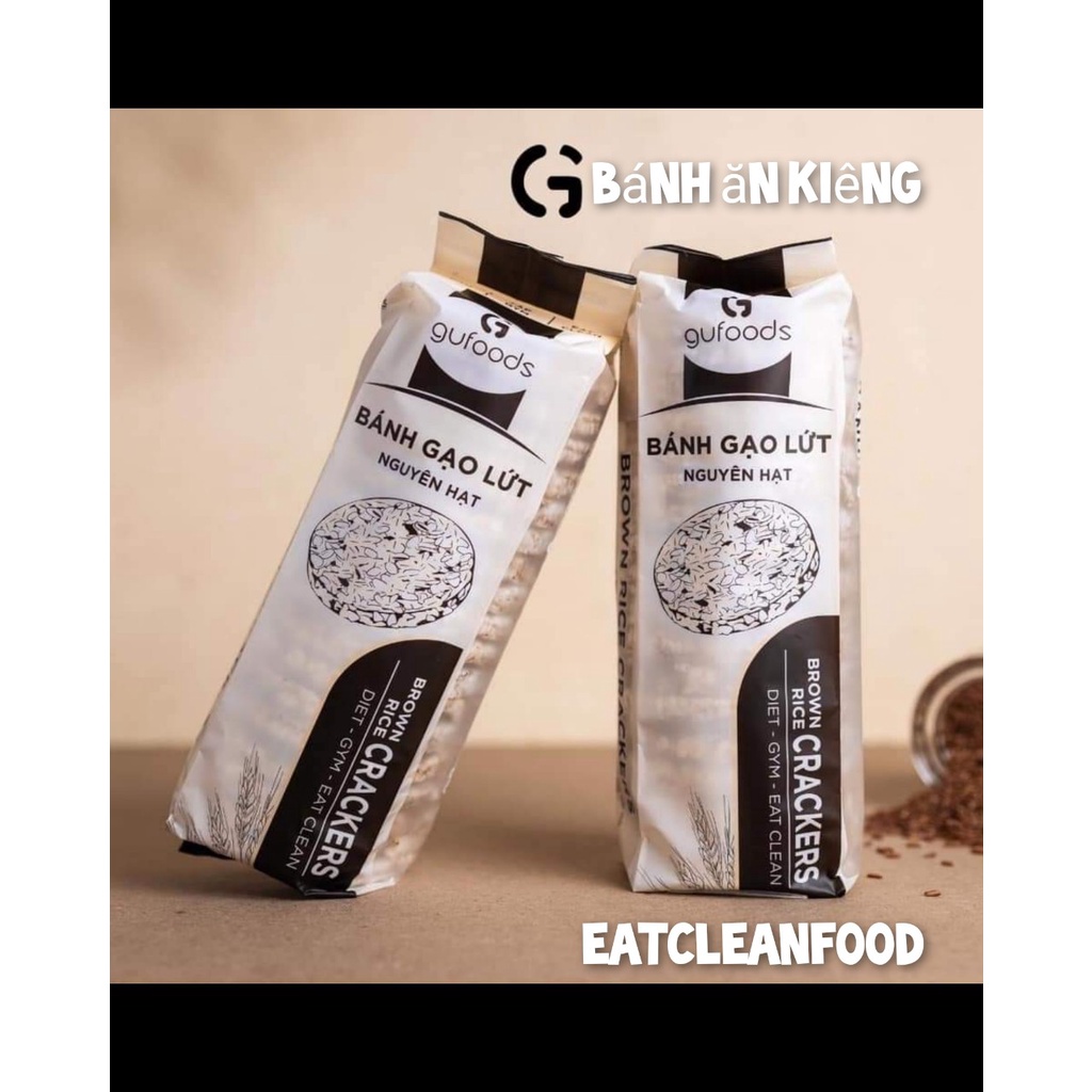 (170g) Bánh gạo lứt nguyên hạt giảm cân,ăn kiêng,tiểu đường