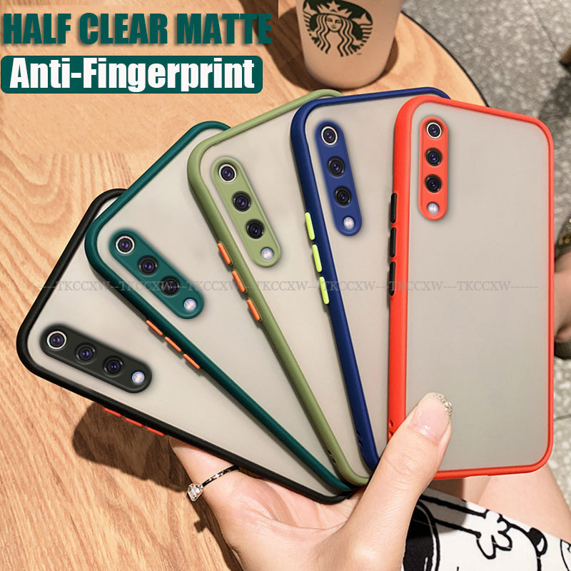 Ốp Điện Thoại Trong Mờ Chống Sốc Bảo Vệ Camera Cho Xiaomi Mi A3 9 Lite Mi CC9 CC9mt CC9e
