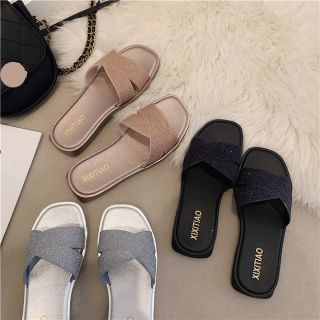 Dép thời trang nữ quai chéo mẫu mới 2020 Sunnie shoes