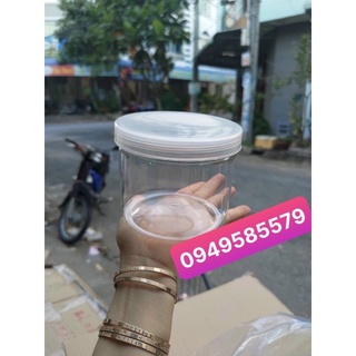 HỦ ĐỰNG KEM BODY 500G [MÀU TRẮNG]