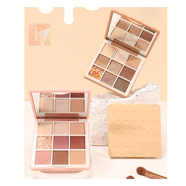 Bảng màu mắt cá nhân 9 màu tone nude HOJO 8136