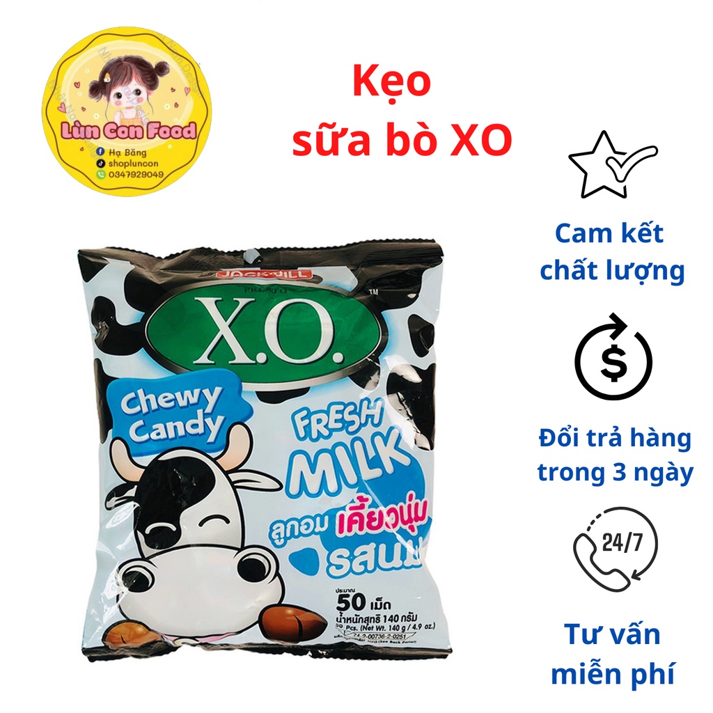 KẸO SỮA BÒ XO THÁI LAN ❤️ FREE SHIP ❤️ KẸO SỮA BÒ THƠM NGON BÉO NGẬY - Lùn Con Food