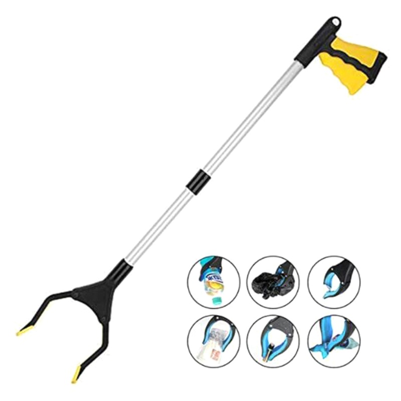 Kẹp Nhặt Rác Cán Cong Có Thể Gập Lại Tiện Dụng