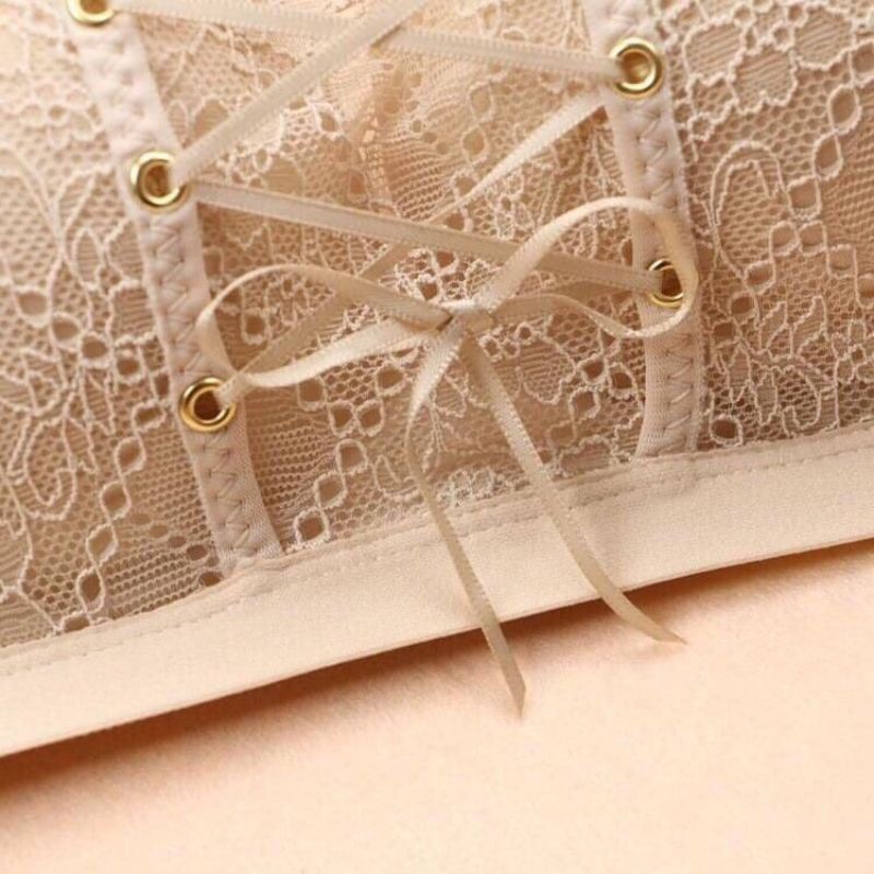 Áo bra cúp ren đây đan hàng QC