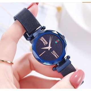 Đồng Hồ Nữ DIMINI Ulzzang Dây Nam Châm Lụa Cực Sang Chảnh