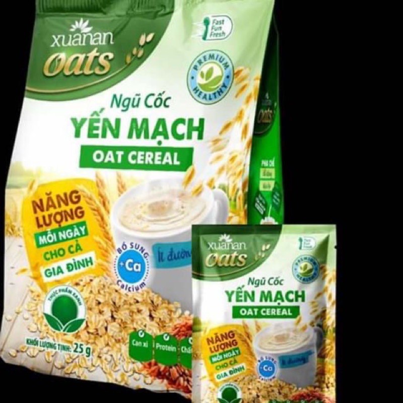 Ngũ cốc yến mạch ít đường 400g ( 16 gói)