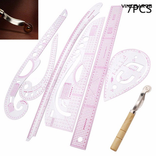 Set thước cong dùng cắt may quần áo