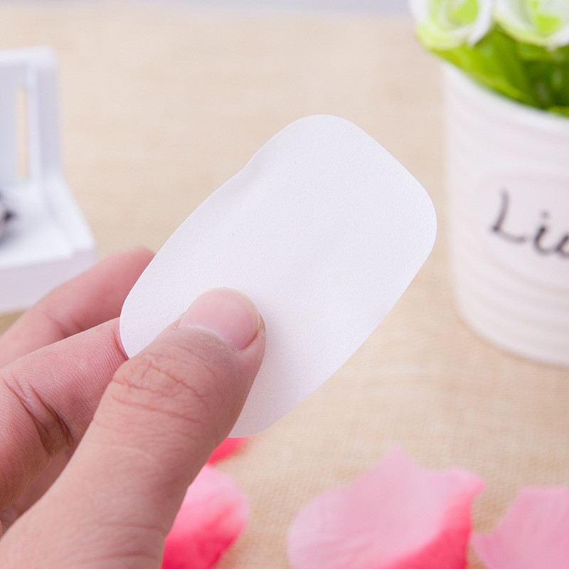 Xà phòng giấy dùng 1 lần,nhỏ gọn, tiện lợi, dễ dàng bỏ túi mang theo2