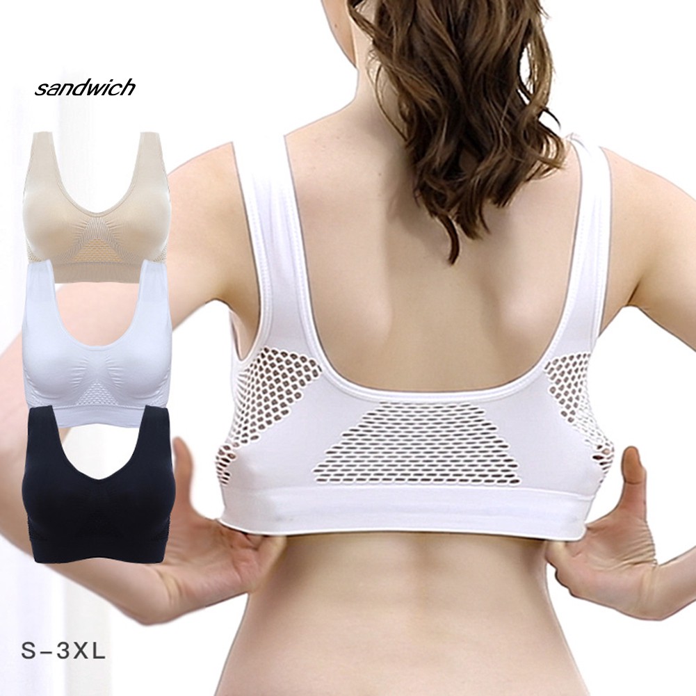 Áo Ngực Thể Thao Nâng Ngực Thoáng Khí Chống Sốc Plus Size Cho Nữ