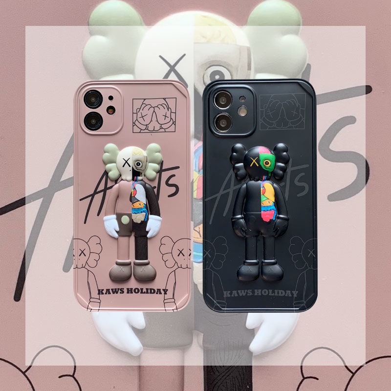 Ốp điện thoại silicon hình nhân vật 3D ZDVS7 thích hợp cho IPHONE 7 8PLUS X XS XR XSMAX 11 11PRO 12PRO