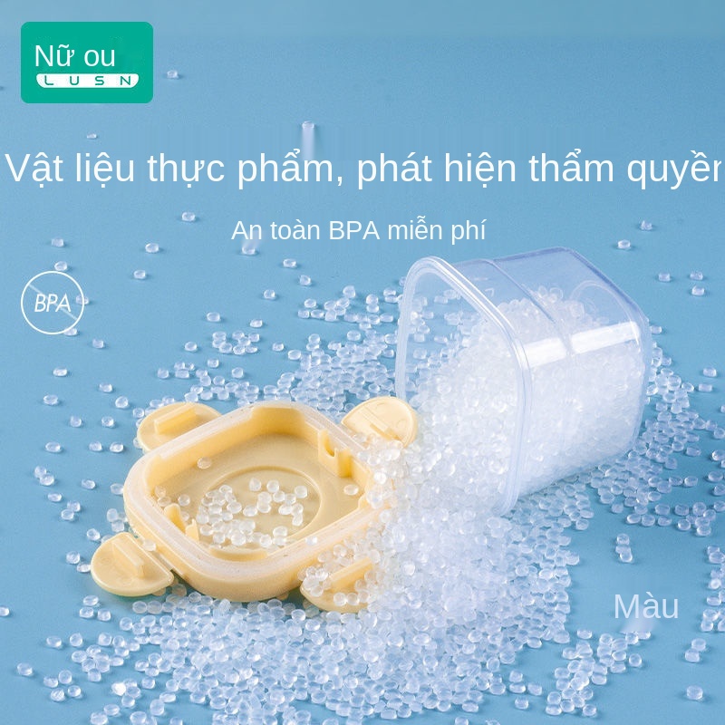 AMi Rushan Ice Box Hộp thực phẩm bổ sung cho trẻ giữ tươi em Dụng cụ bảo quản đông lạnh có thể hấp