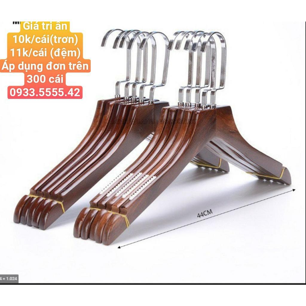 10 Móc gỗ  NAM  đủ màu size 44cm[ FREE SHIP-RẺ] thời trang giá rẻ