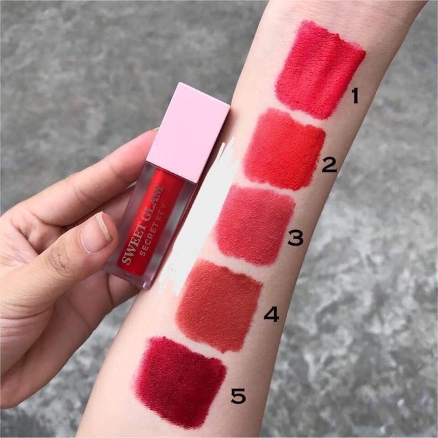 💄💄Son kem Sweet Glam Secret Key Velvet Tint💄 - cây son siêu lỳ, không trôi.