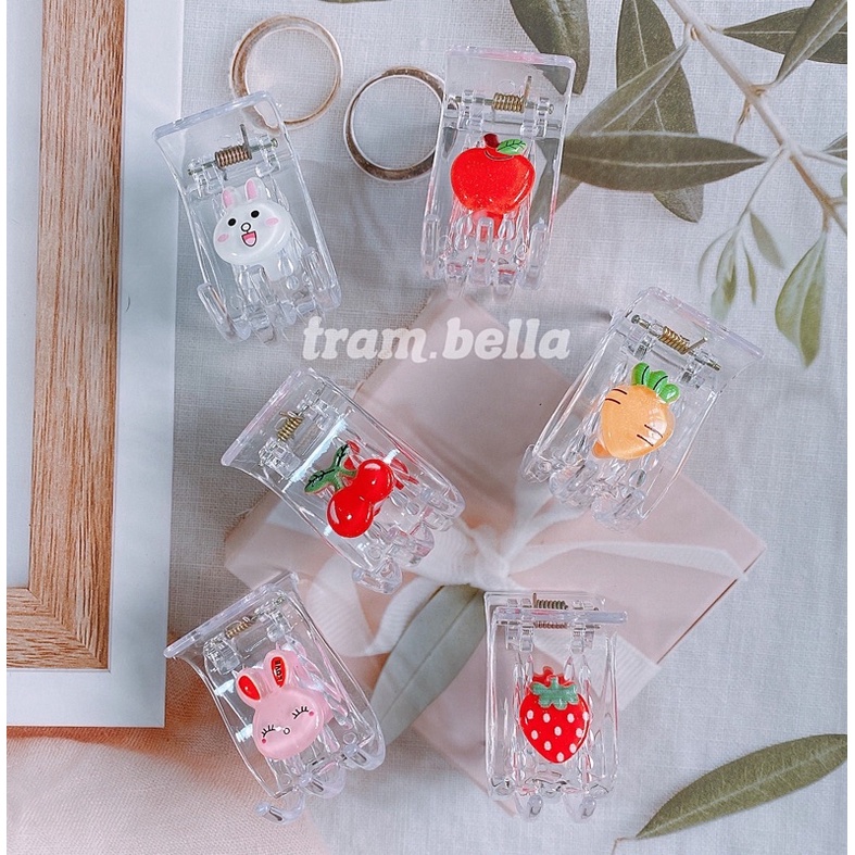 Kẹp tóc càng cua 5 răng nhiều hình