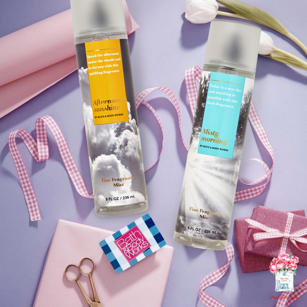 Xịt Thơm Toàn Thân Bath & Body Works Misty Morning Thanh Mát Lưu Hương Lâu Giúp Khử Mùi 236ml