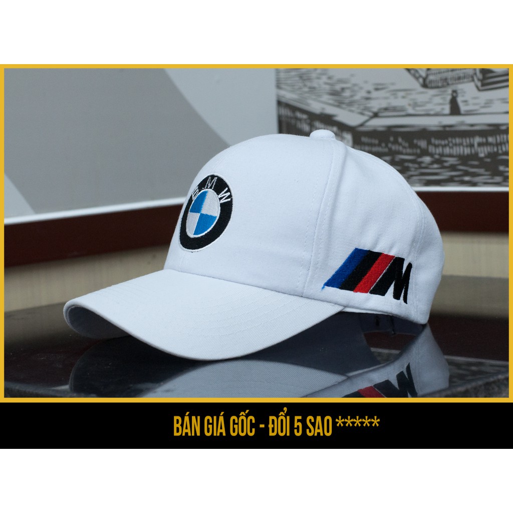 Mũ nón lưỡi trai Bmw cá tính (đen và trắng)- săn nón đẹp