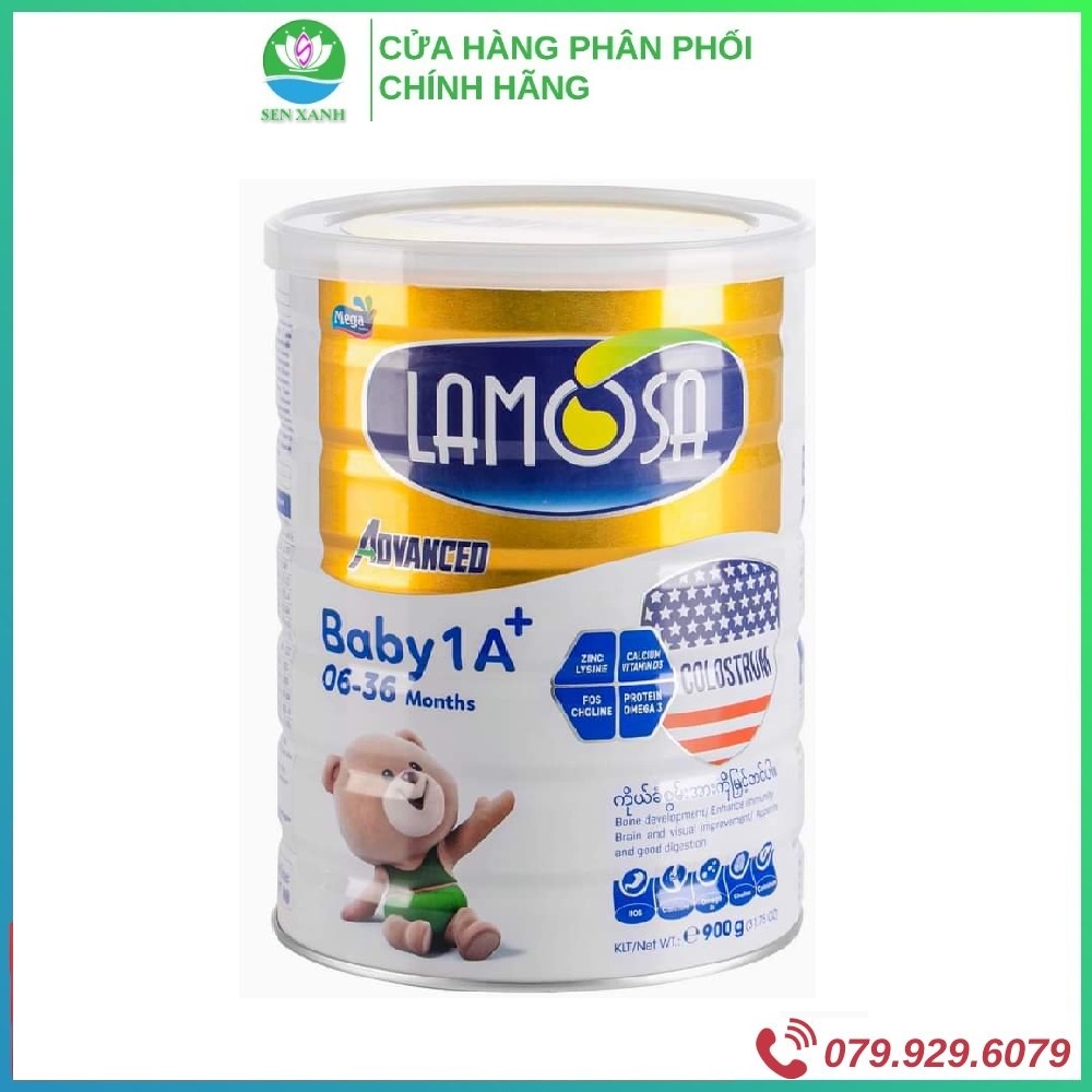 [SenXanh Emart] Sữa Bột Lamosa BABY A+ 900G