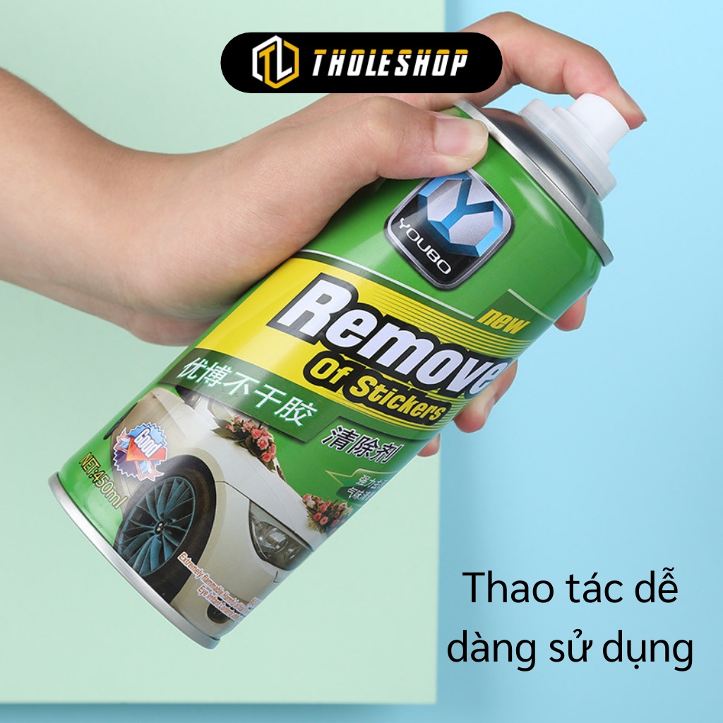 Chai Vệ Sinh Xe Hơi - Chai Xịt Tẩy Keo, Băng Dính Trên Xe Hơi Remove 650ml 9207