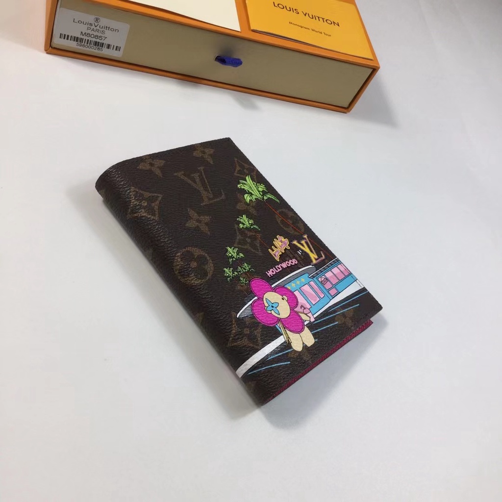Sẵn sàng giao hàng Hộp đựng hộ chiếu Louis Vuitton LV Ladies New M80858
