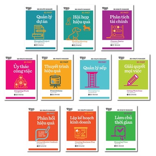 Sách - hbr 20 minute manager - hbr 20 phút - trọn bộ 10 cuốn tặng kèm boxset sang trọng