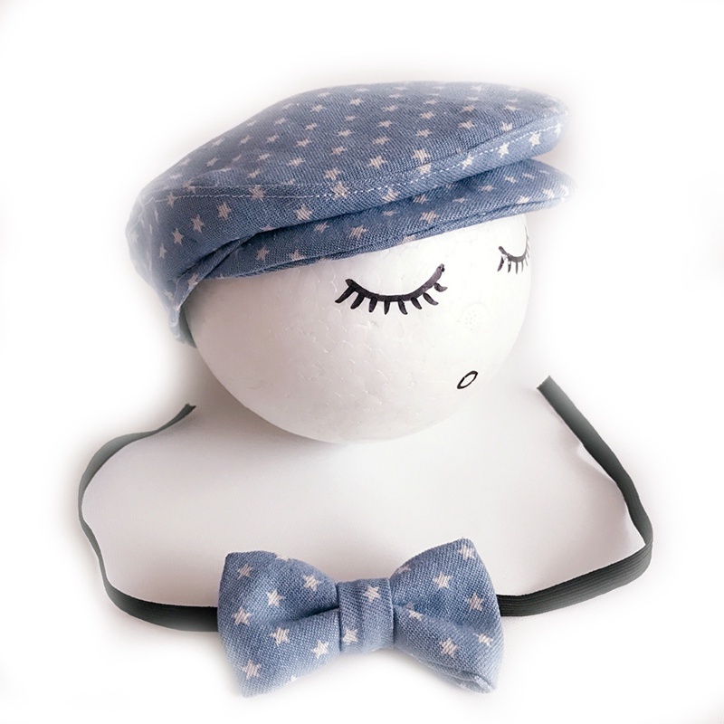 Mũ Beret Vải Cotton Dùng Làm Đạo Cụ Chụp Ảnh