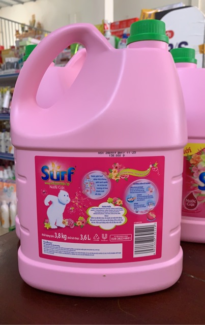 Nước Giặt Surf 3,8Kg Hương Cỏ Hoa Diệu Kỳ