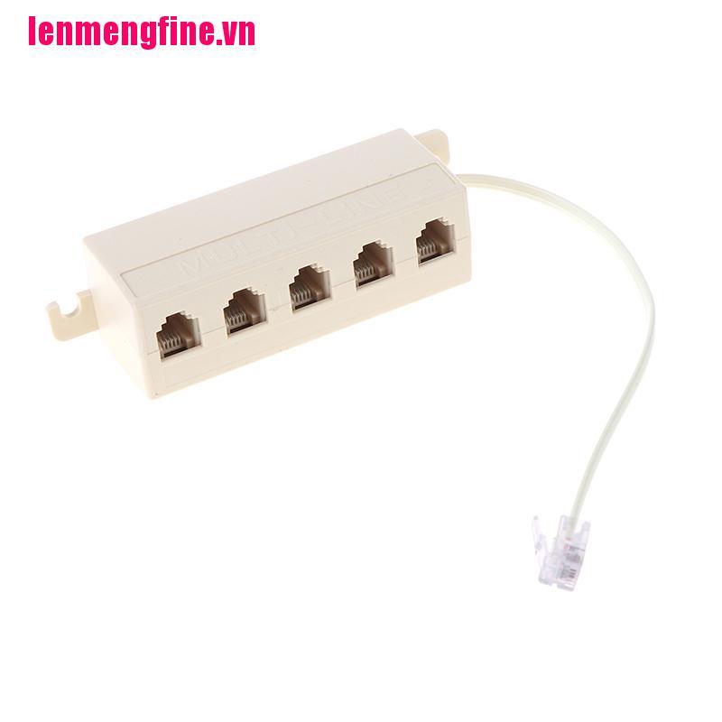 Đầu Chia Dây Cáp Điện Thoại Leme Rj11 5 Cổng 6p4c