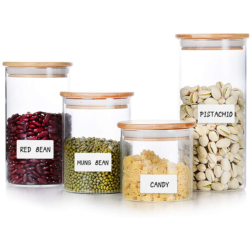 Giấy nhãn sticker để ghi chú dán lọ thức ăn tiện dụng