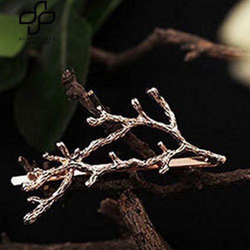 Kẹp tóc hình nhánh cây thời trang