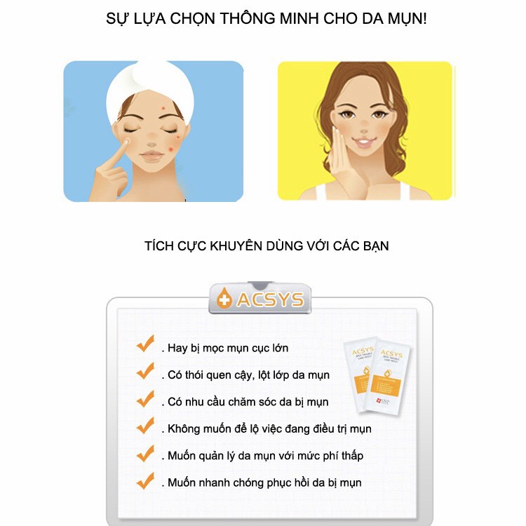 [Mã SKAMLTSW8 giảm 10% đơn 100K] Miếng Dán Mụn SNP ACSYS Hộp 72 miếng | BigBuy360 - bigbuy360.vn
