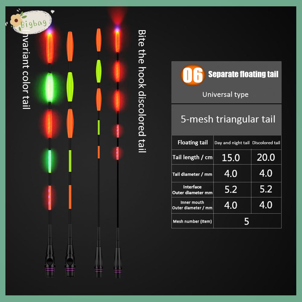 Smart Luminous Float Tail Night Sensor Multifunctional Electric Fishing Float