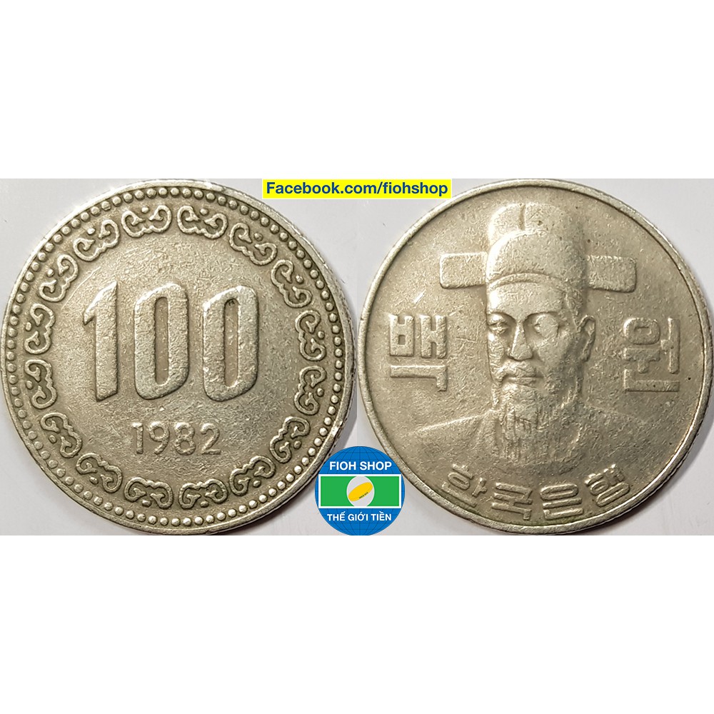 Đồng xu phong thủy - may mắn 100 Won của Hàn Quốc