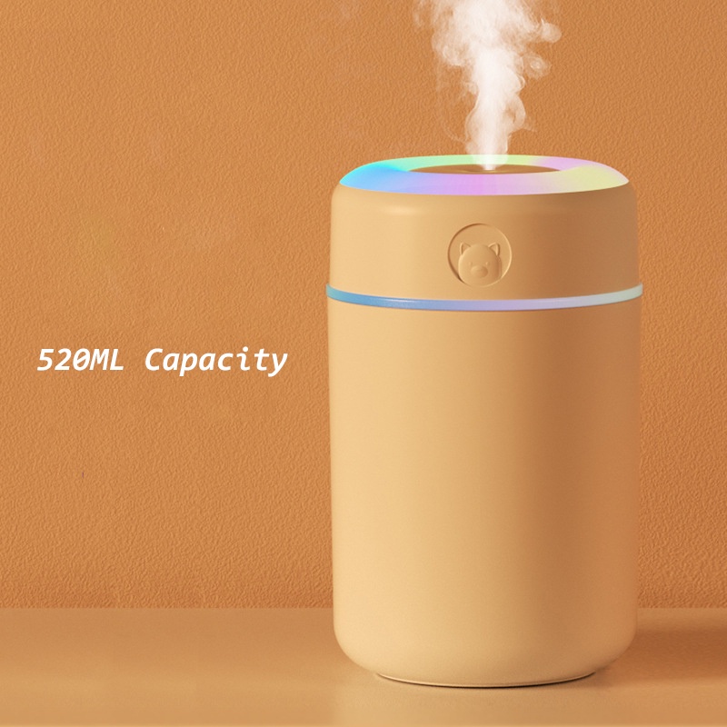 Máy phun sương Fnelse tạo độ ẩm dung tích 520ml có cáp sạc USB
