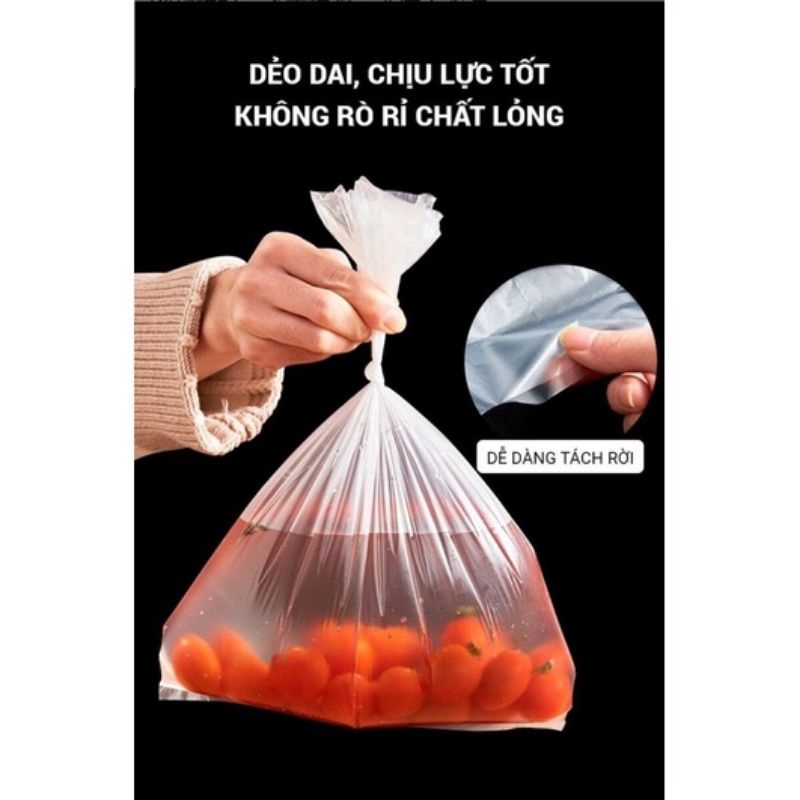 [ 25cm ] Hộp 50 túi nilon đựng thực phẩm Nhật Bản - bao nilong bảo quản thực phẩm