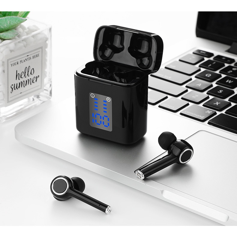 Tai Nghe Bluetooth Không Dây TG905 Âm Bass Mạnh, Màn Hình Kỹ Thuật Số LED, Chống Thấm Nước, Cảm Ứng Chạm Thông Minh