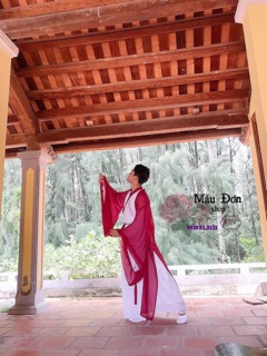 Hán phục nam áo choàng đỏ ( hàng ord)