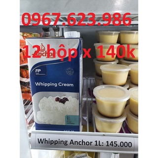 kem tươi whipping anchor 1 lít (giá ở cửa hàng 155 k)