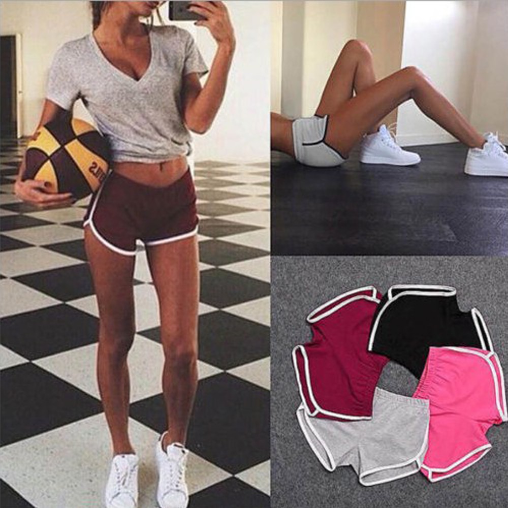 Quần short lưng cao thời trang năng động cho nữ