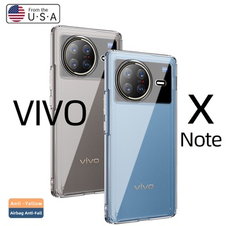 Ốp Điện Thoại Trong Suốt Chống Sốc Bảo Vệ Ống Kính Máy Ảnh Cho Vivo X note 5G
